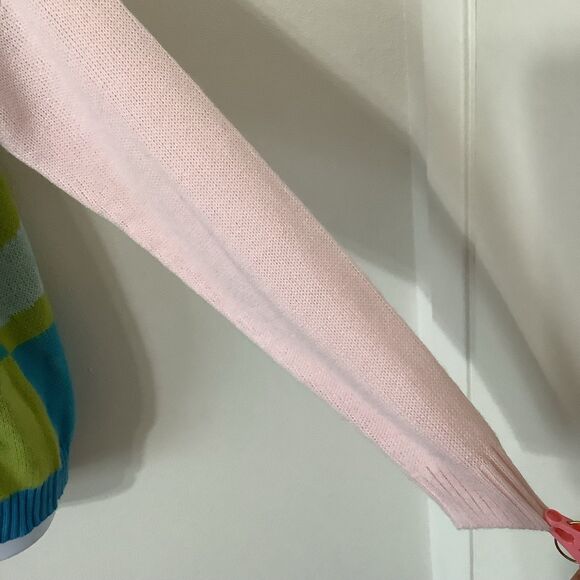 Just Polly Fairy Kei Kawaii Girly Novelty Landscape Cottagcore Knit Sweater S - Picture 5 of 10